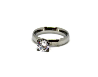 Anello Solitario Tondo