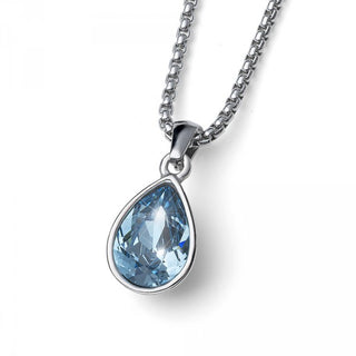 Collar con colgante de piedra azul Delite