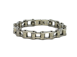 Pulsera de hombre con eslabones de cadena de motocicleta