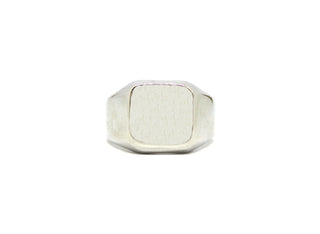 Anello Sigillo Quadrato medio