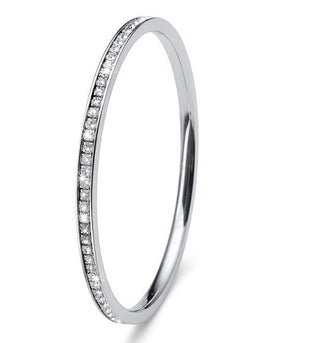 Pulsera rígida con cristales