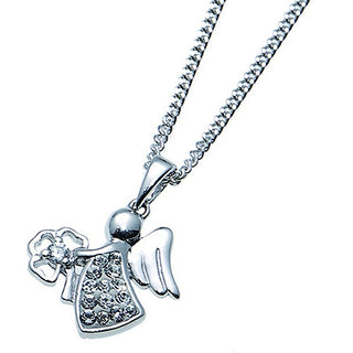 Collana angelo e cristalli