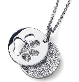 Collar pata y cristal