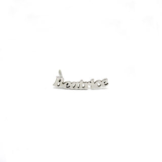Orecchino in Argento con Nome Beatrice