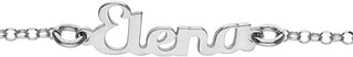 Bracciale in Argento con nome Elena