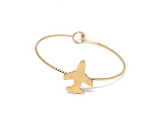 Bracciale Donna Rose Gold Rigido con Aereo