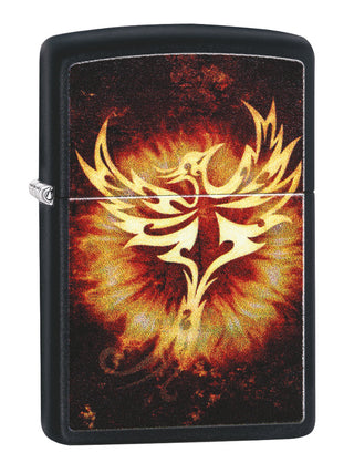 Accendino Zippo Nero con Fenice