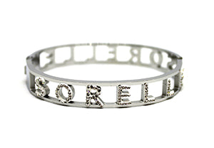 Bracciale Donna Rigido Scritta Sorelle