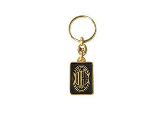 Portachiavi Milan nero e dorato