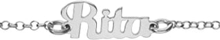 Bracciale in Argento con nome Rita