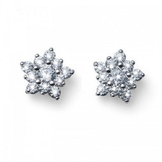 Orecchini fiori e cristalli