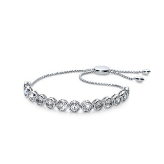 Pulsera ajustable con cristales