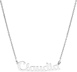 Collana in Argento con nome Claudia