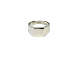 Anello Uomo con Sigillo Quadrato piccolo