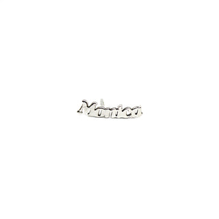 Orecchino in Argento con Nome Monica