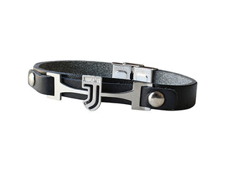 Bracciale Juve in cuoio con stemma