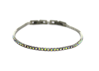 Bracciale Donna Tennis sottile Arcobaleno