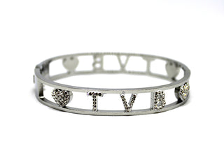 Bracciale Donna Rigido Scritta TVB