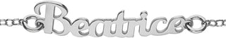 Bracciale in Argento con nome Beatrice