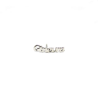 Orecchino in Argento con Nome Ginevra