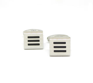 Gemelli Quadrati con righe nere