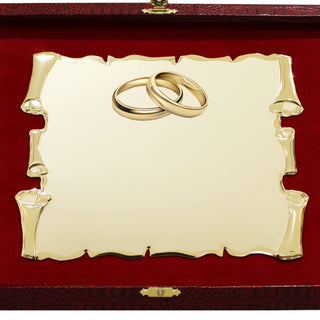 Targa Regalo Anniversario Matrimonio con dedica Elegante