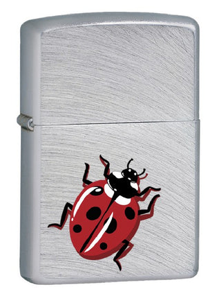 Encendedor Zippo Plata con Mariquita