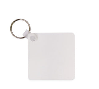 Llavero de plástico cuadrado