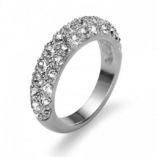 Anello Classic cristalli. Misura L