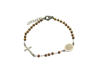Bracciale Rosario Fine Gold