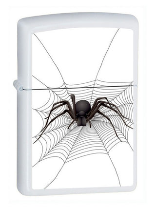 Accendino Zippo Bianco con Ragno