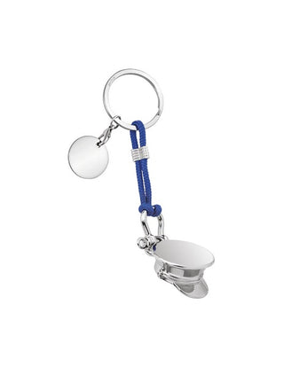 Llavero con Colgante de Gorro de Marinero con Cordón Azul y Ficha