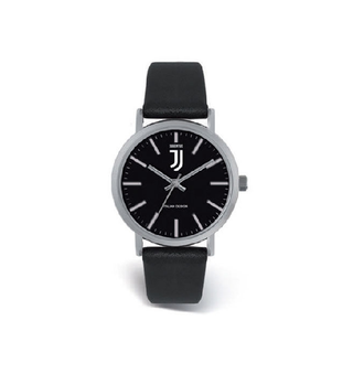 Orologio Juventus nero di pelle