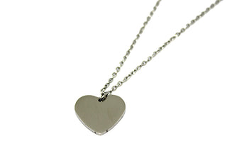 Collar de cadena para mujer con colgante en forma de corazón