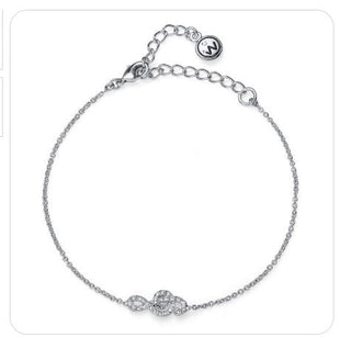 Bracciale chiave di Violino con cristalli