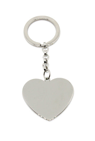 Portachiavi in Acciaio con cuore