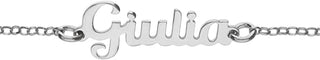 Bracciale in Argento con nome Giulia