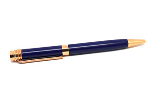 Biro Blu con dettagli Oro Rosa