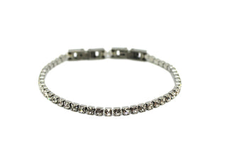 Bracciale Donna Tennis grande con Cristalli Bianchi
