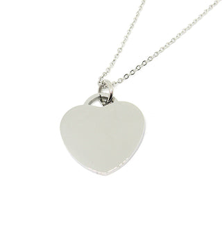 Collana sottile con ciondolo a cuore Byclay medio