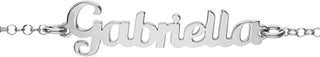 Bracciale in Argento con nome Gabriella