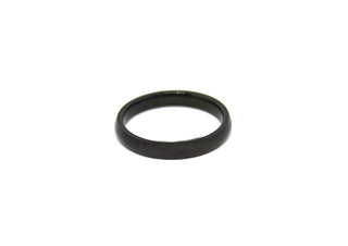 Anello Piatto 3 mm Nero Lucido