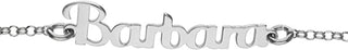Bracciale in Argento con nome Barbara