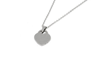 Collar de cadena para mujer con colgante en forma de corazón