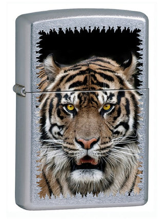 Accendino Zippo Silver con Tigre