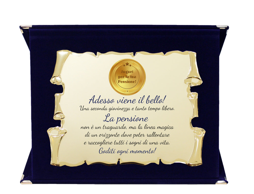 Targa Decorativa Divertente LuckyLinde Targa Metallica Per Pensionati - Scritta Divertente 'Sono In Pensione, Non Devo Fare Niente!' 30x20cm Targa In Latta Frasi Umoristiche