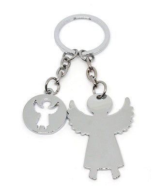 Portachiavi ad angelo con gettone