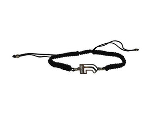 Bracciale Juve in tessuto nero con stemma