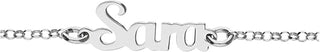 Pulsera de plata con nombre Sara