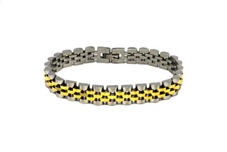Bracciale Uomo Maglia Jubilè Gold e Silver